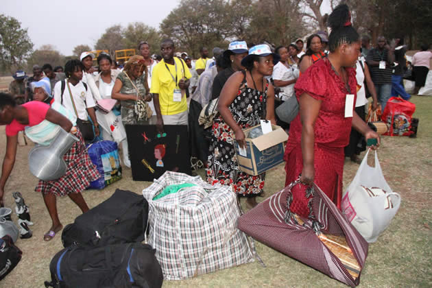 SME's exhibitors preparing to go home after the UNWTO conference in Victoria falls