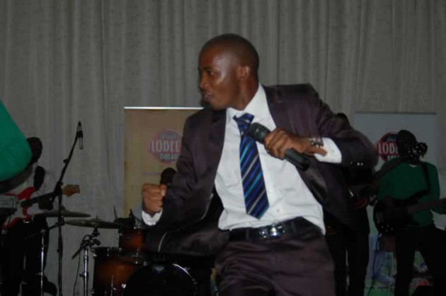 THE FAVOURED ONE . . . Mathias Mhere shows off his dancing skills at the New Life Covenant Church last Friday
