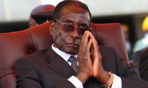Snubbed  . . . President Mugabe. 