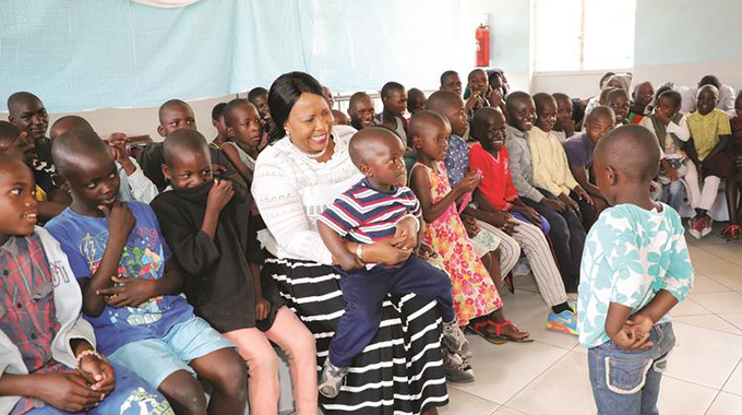 First Lady visits Hupenyu Hutsva Children’s Home