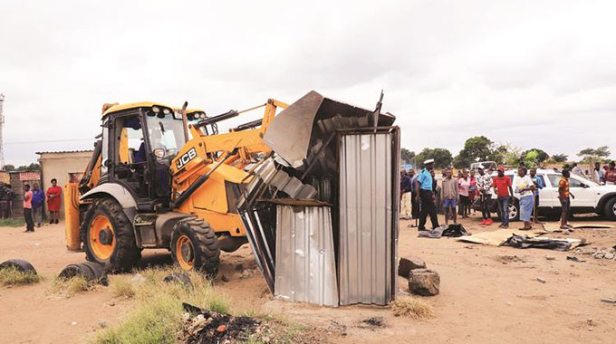 Demolition of illegal structures to continue