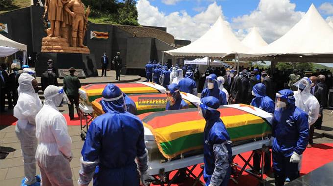 JUST IN: National Heroes buried