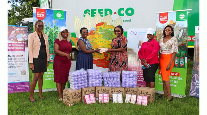 Seed Co donates soap, sanitary pads to rural girls in Makoni, Goromonzi