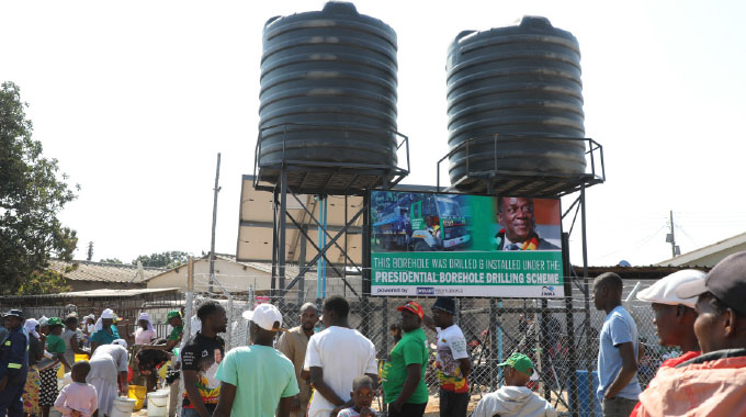 Presidential scheme to connect boreholes directly to homes