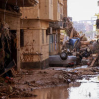 Libyan flood survivors weigh water shortages against landmine risk